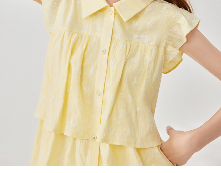 2025 夏の新しい甘い風パンツ夏の美しい小さなスーツ韓国の怠惰 chic
