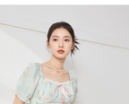2025 夏の新しいフレンチレトロ宮廷風ロマンチックな女性気質デザイン感ワンピース