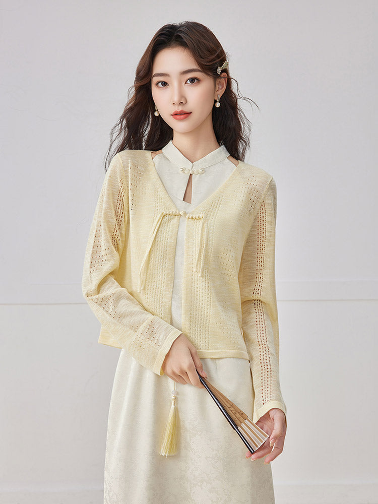 スカート 2025 夏秋新型新中国式優雅な気質高級感百合内外スカート
